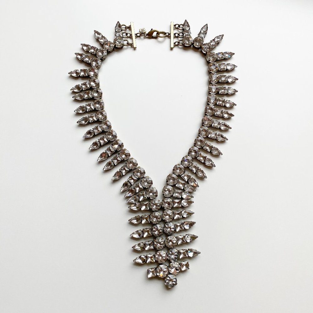 Banana Republic | Elongated Crystal Bib Necklace